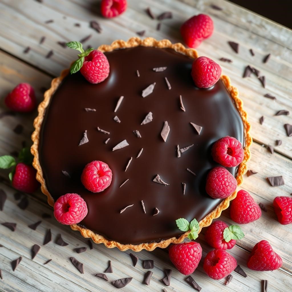 Chocolate Raspberry Tart