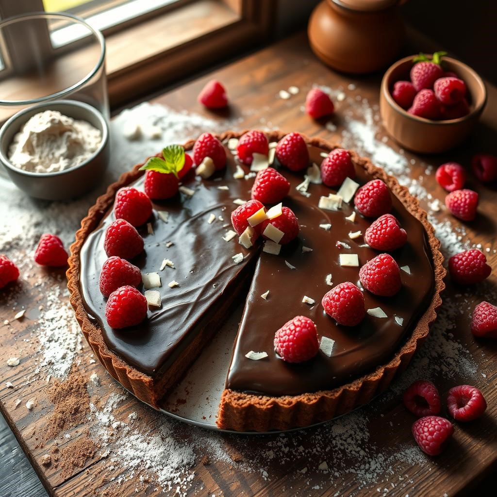 Chocolate Raspberry Tart