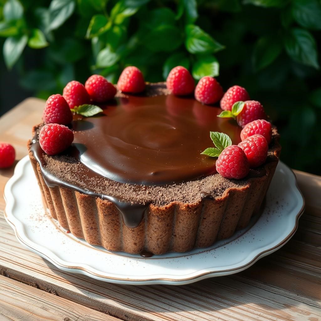 Chocolate Raspberry Tart