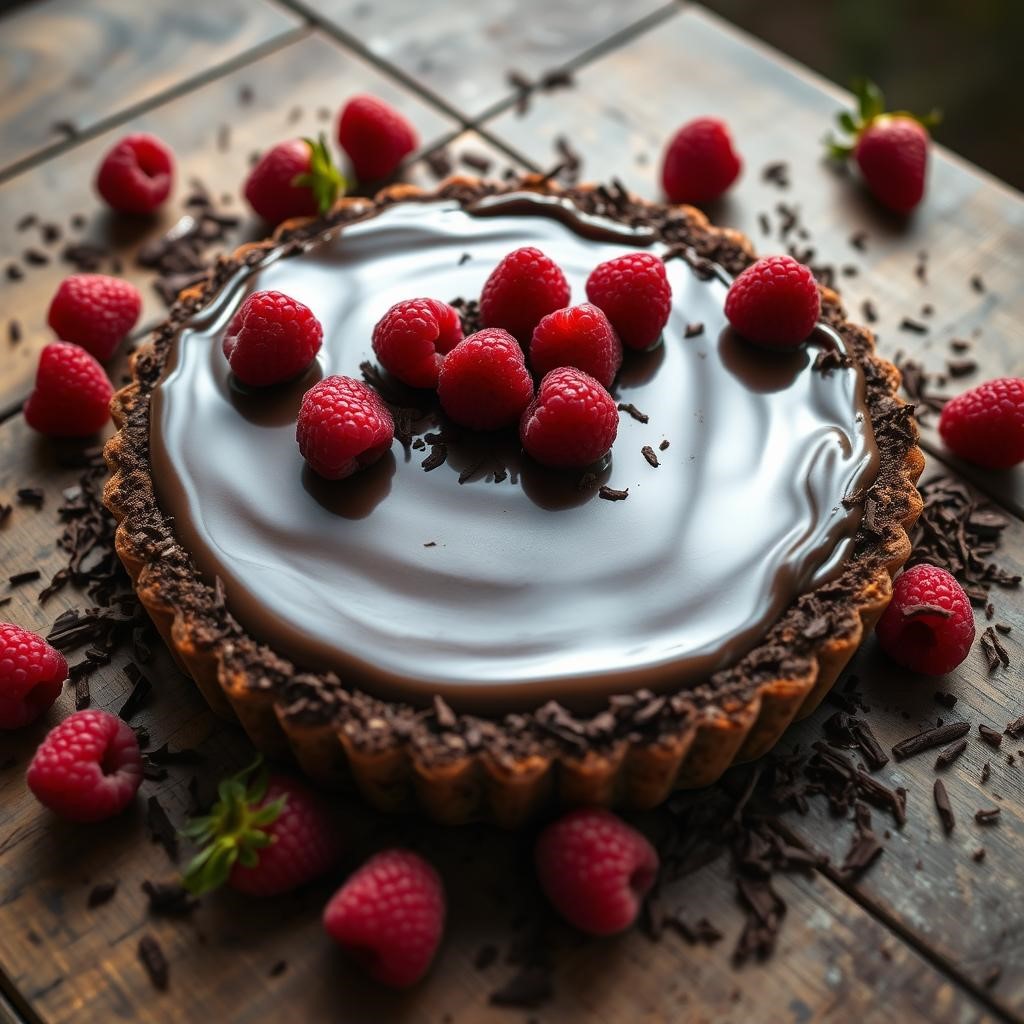 Chocolate Raspberry Tart