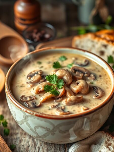 Cream of Mushroom Soup Recipe