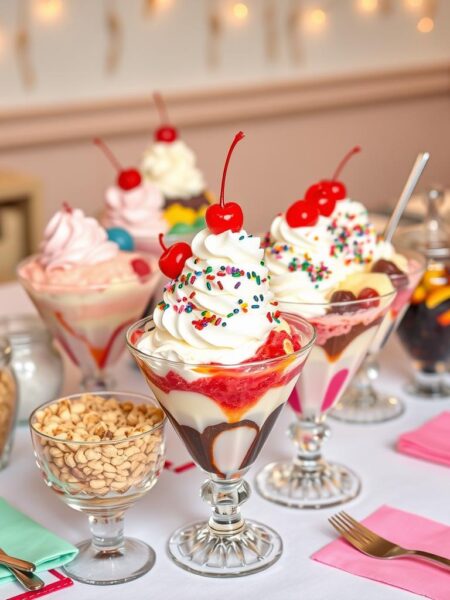 Ice Cream Sundae Bar