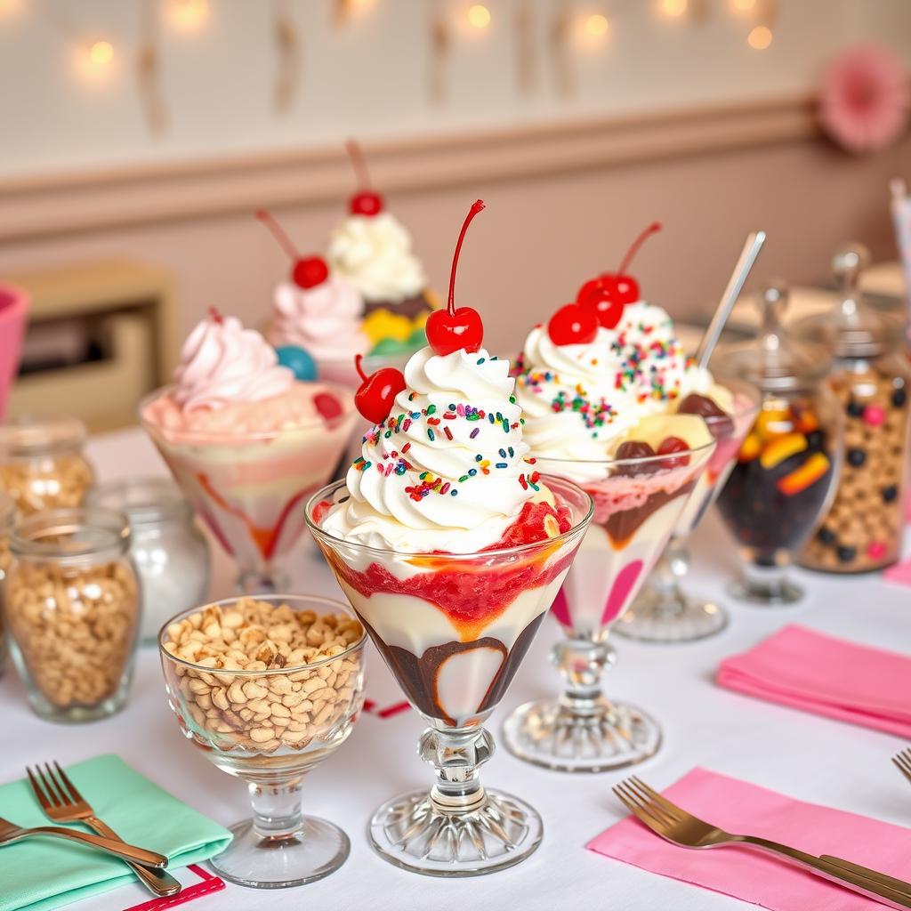 Ice Cream Sundae Bar