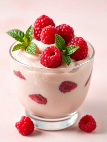 Raspberry Mousse Cups Recipe