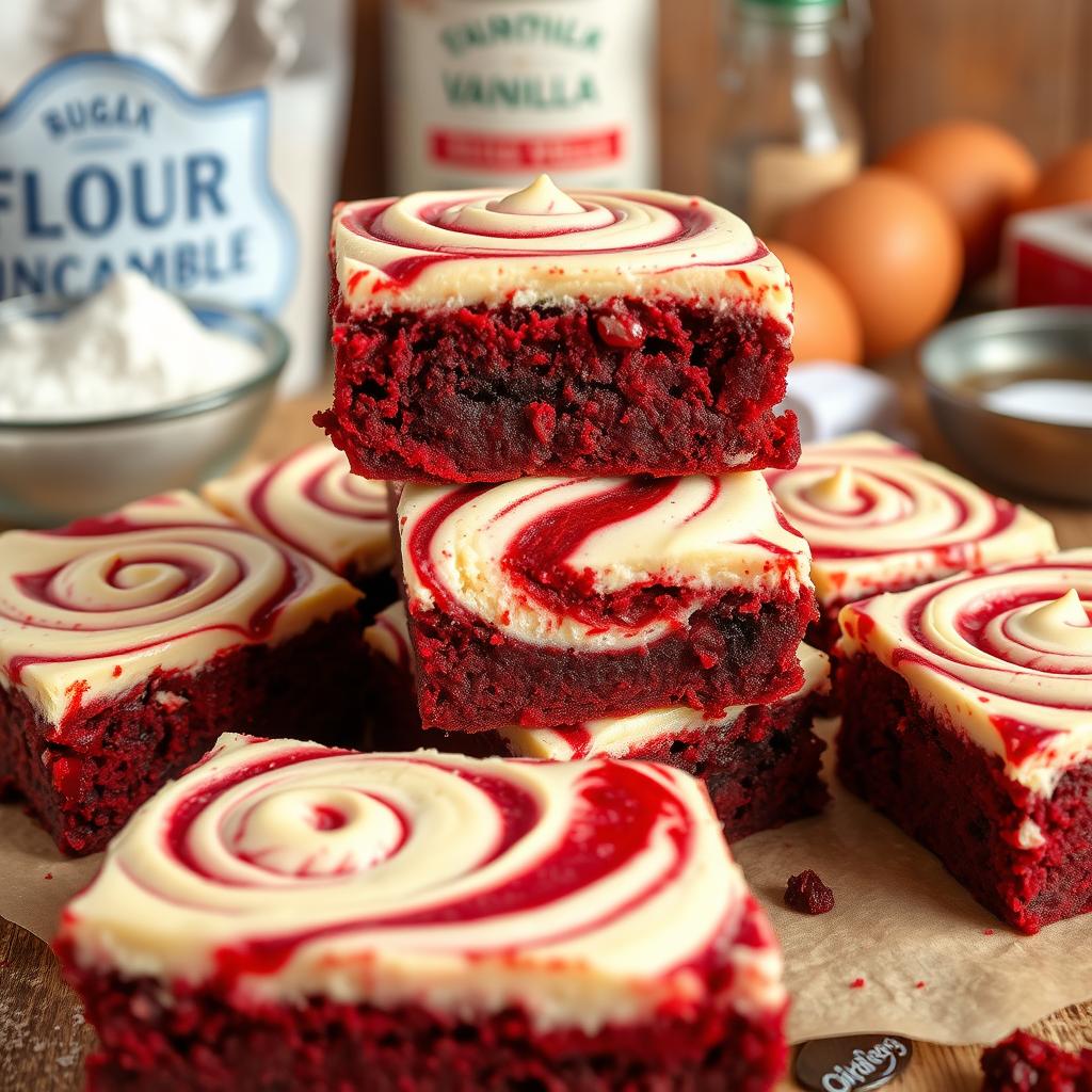 Red Velvet Cheesecake Brownies