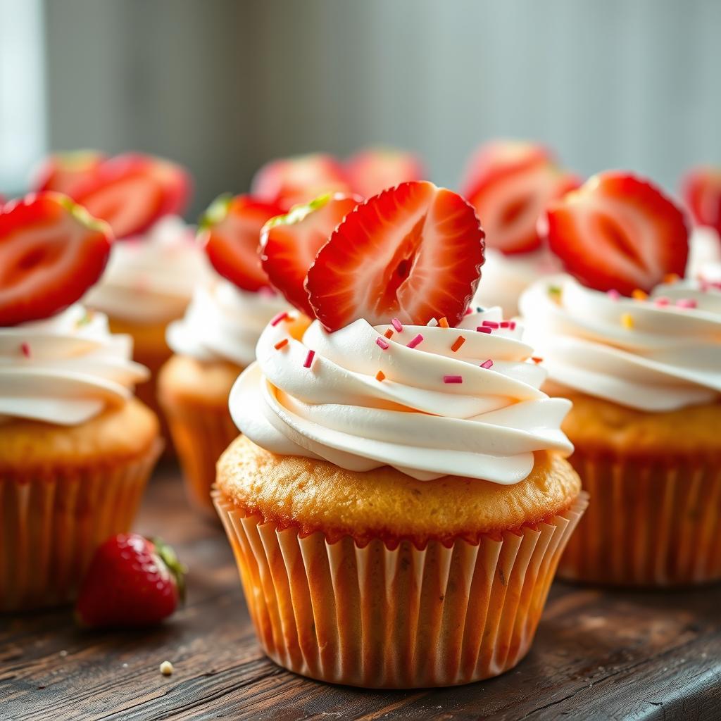 Strawberry Cupcakes