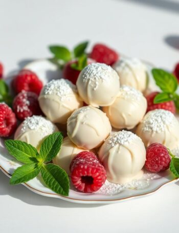 White Chocolate Raspberry Truffles